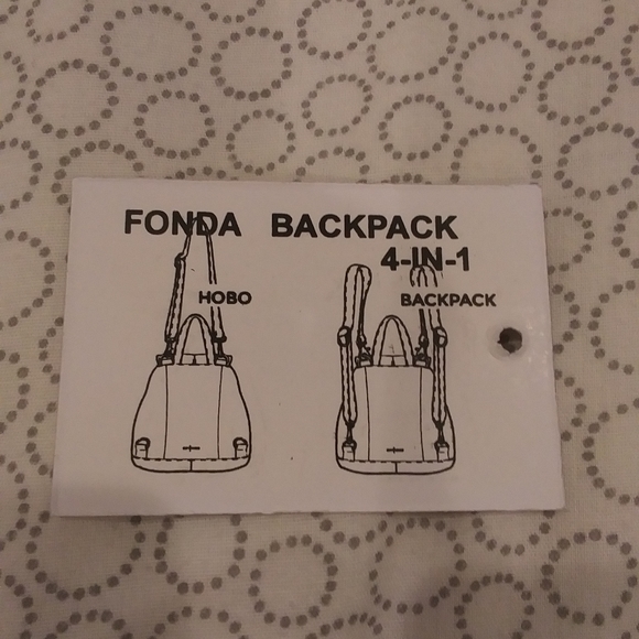 ONE LEFT at this price Boho Leather Backpack - Picture 5 of 16